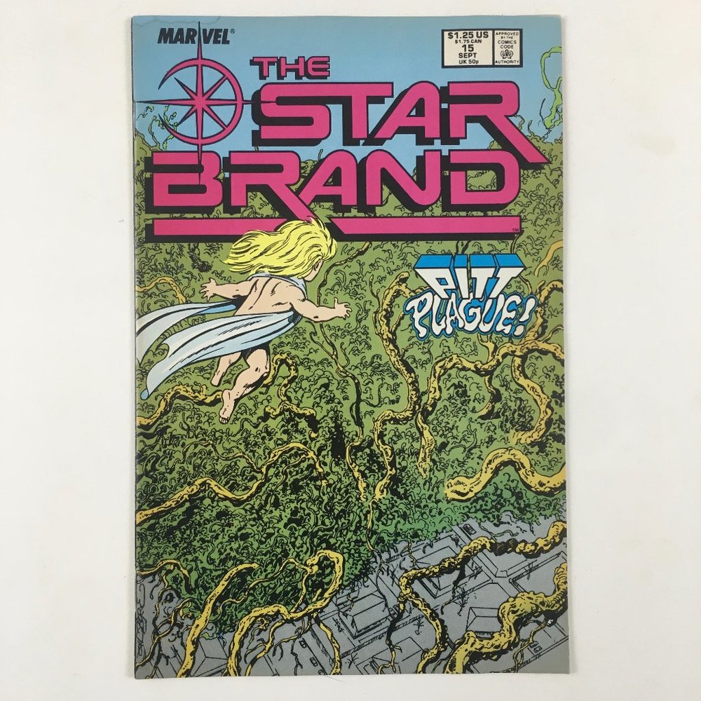 The Star Brand #15 SEPT 1988 New Universe First Print Vintage Marvel Comic Book